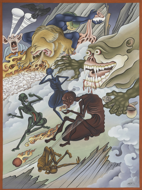 Hungry ghosts - by Tenzin Norbu, Dolpo, Nepal